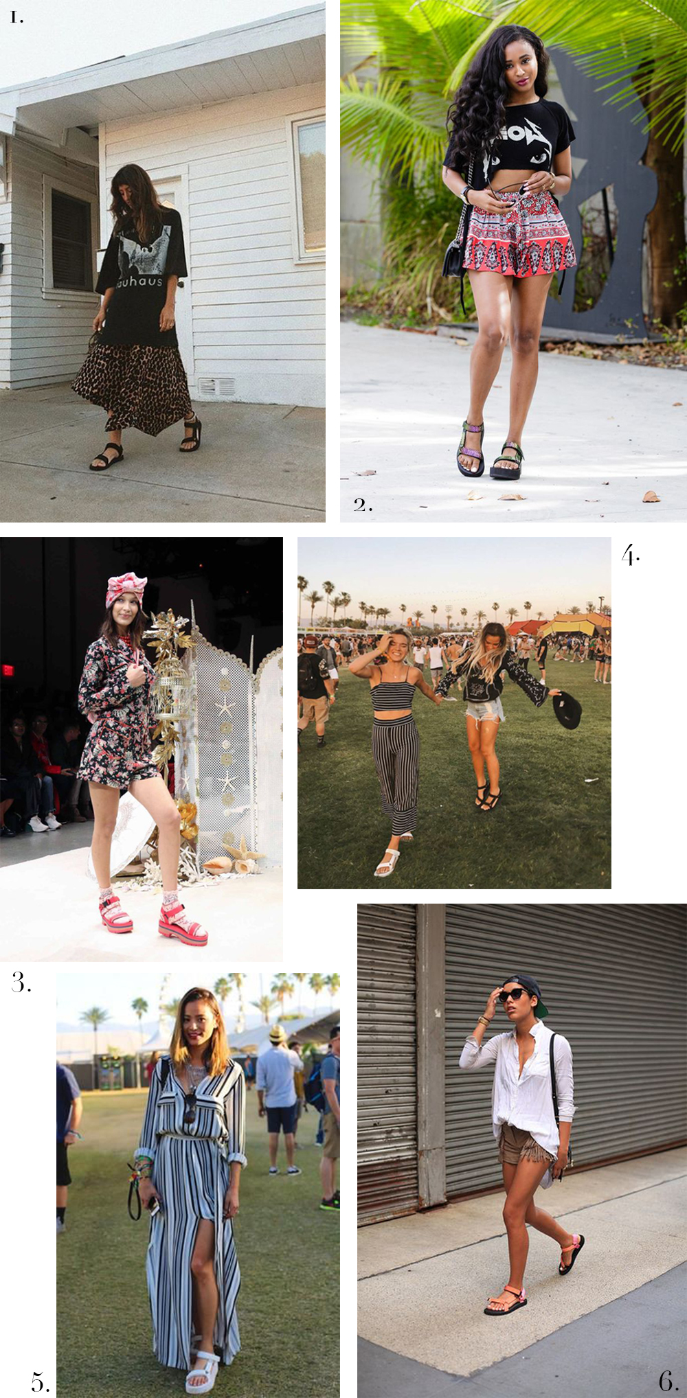 How to style Teva sandals? - polienne
